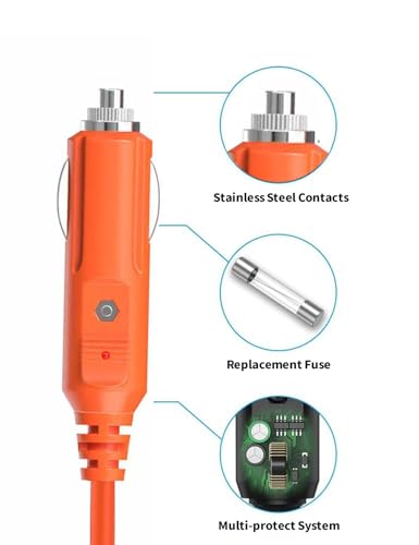 jackery シガーソケット充電ケーブル