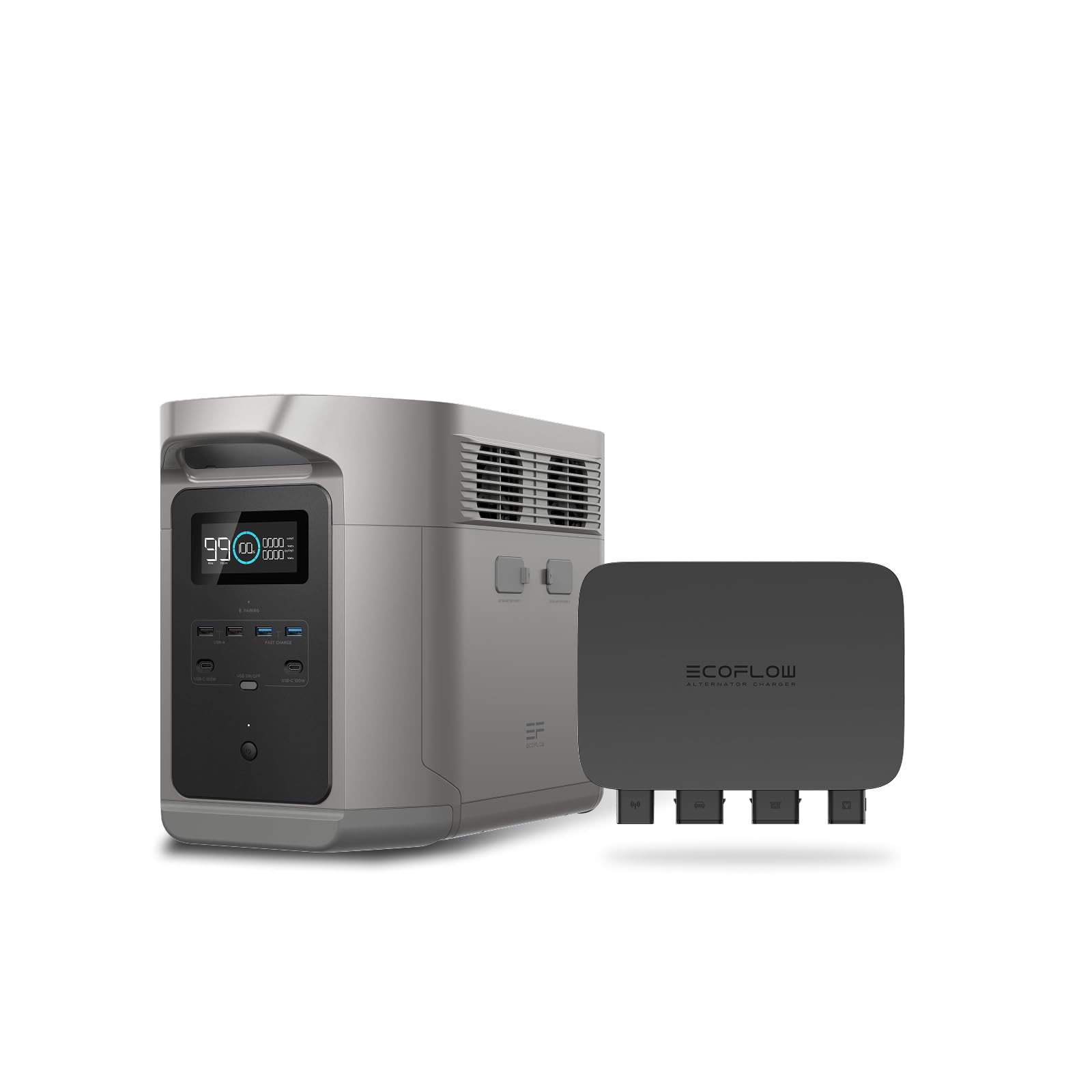 EcoFlow ポータブル電源 DELTA 2 Max + 400W ソーラーパネル 2点セット