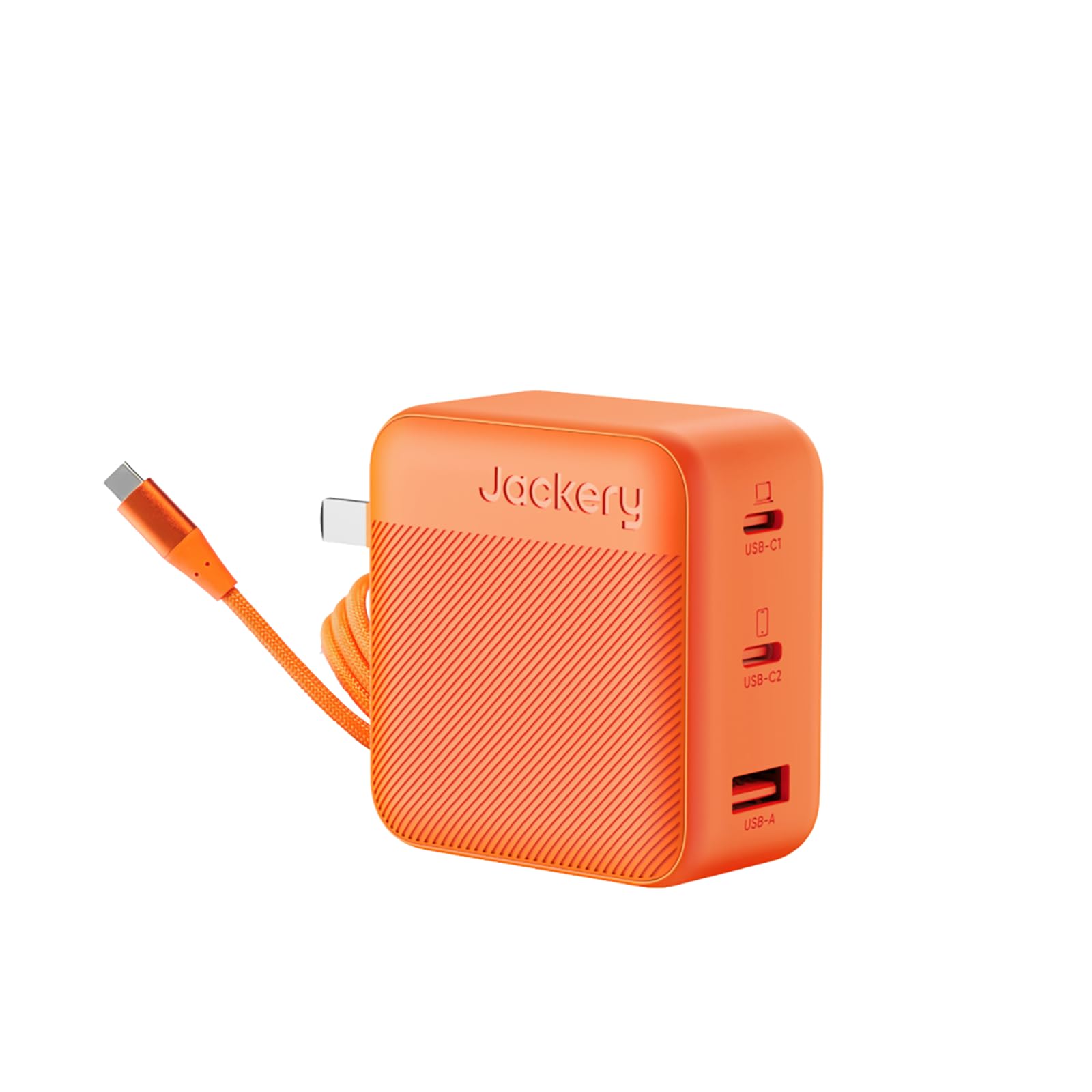 Jackery PD 充電器 100W チャージャー 新生代GaN技術 最大102W Type-c Charger 急速充電器 3ポート USB-C*2とUSB-A*1 iPhone16/15/14 MacBook Dell iPad Android対応 PSE技術基準適合 折畳み式プラグ